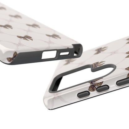 Chic Bow Pattern Phone Case | Elegant Clear Protective Case | Stylish iPhone & Samsung Cover - JGUS
