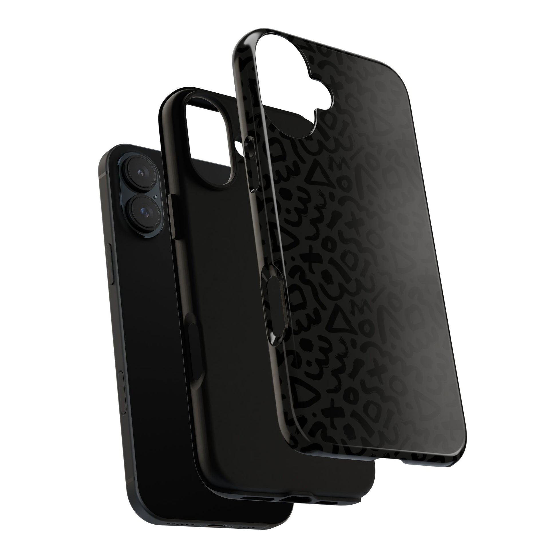 Retro Geometric Vibes Phone Case – 80s 90s Vintage Abstract Pattern for iPhone & Samsung - JGUS