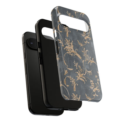 Old-Fashioned Flower Phone Case – Aesthetic Protective Cover for iPhone & Samsung - JGUS