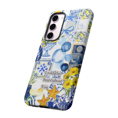 Lemon summertime collage Phone Case