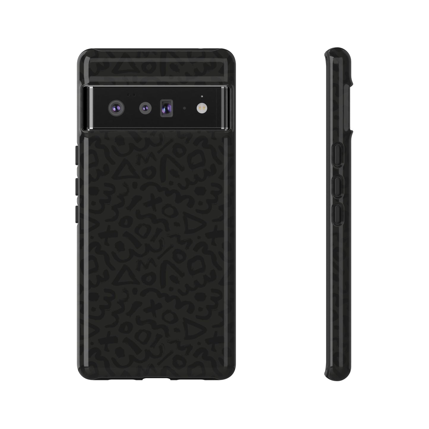Retro Geometric Vibes Phone Case – 80s 90s Vintage Abstract Pattern for iPhone & Samsung - JGUS