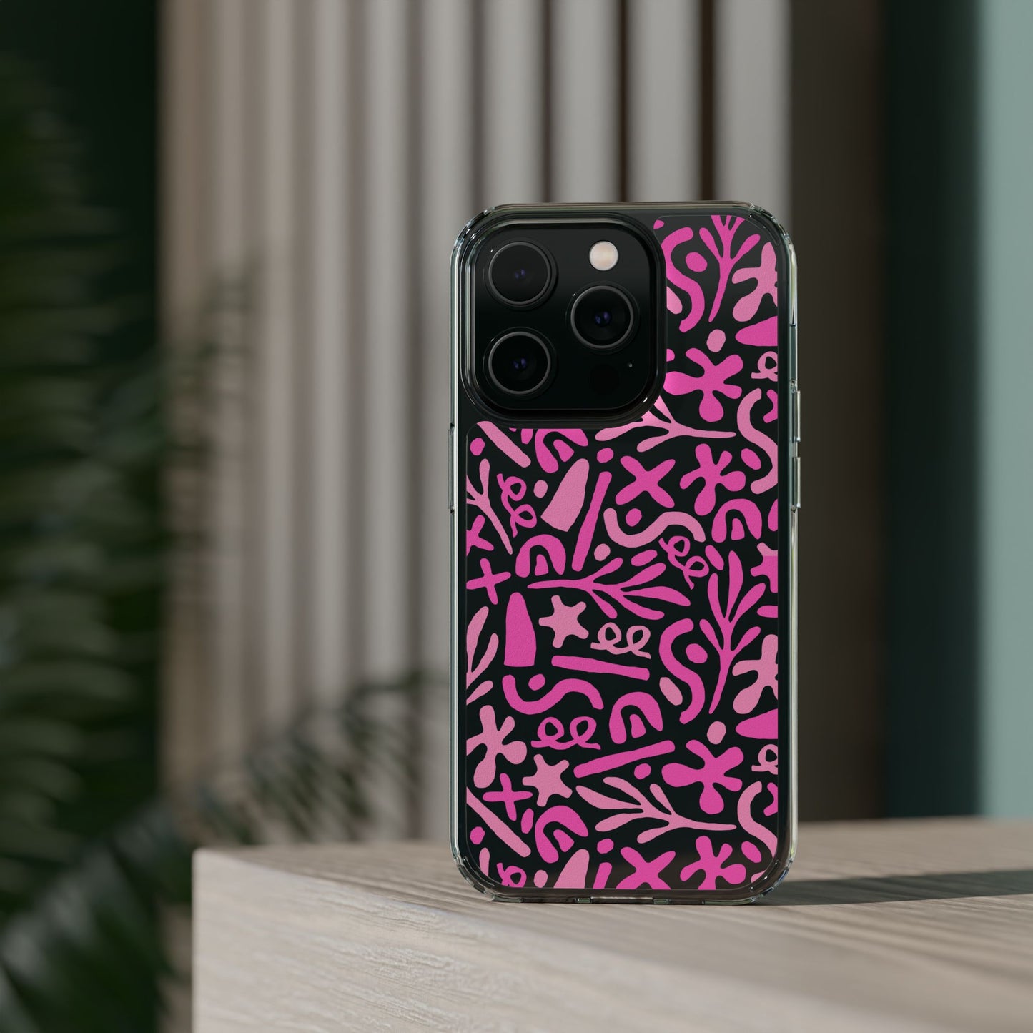 Abstract Vibes Clear Phone Case