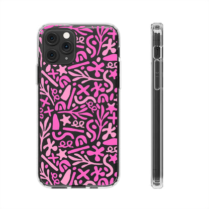 Abstract Vibes Clear Phone Case