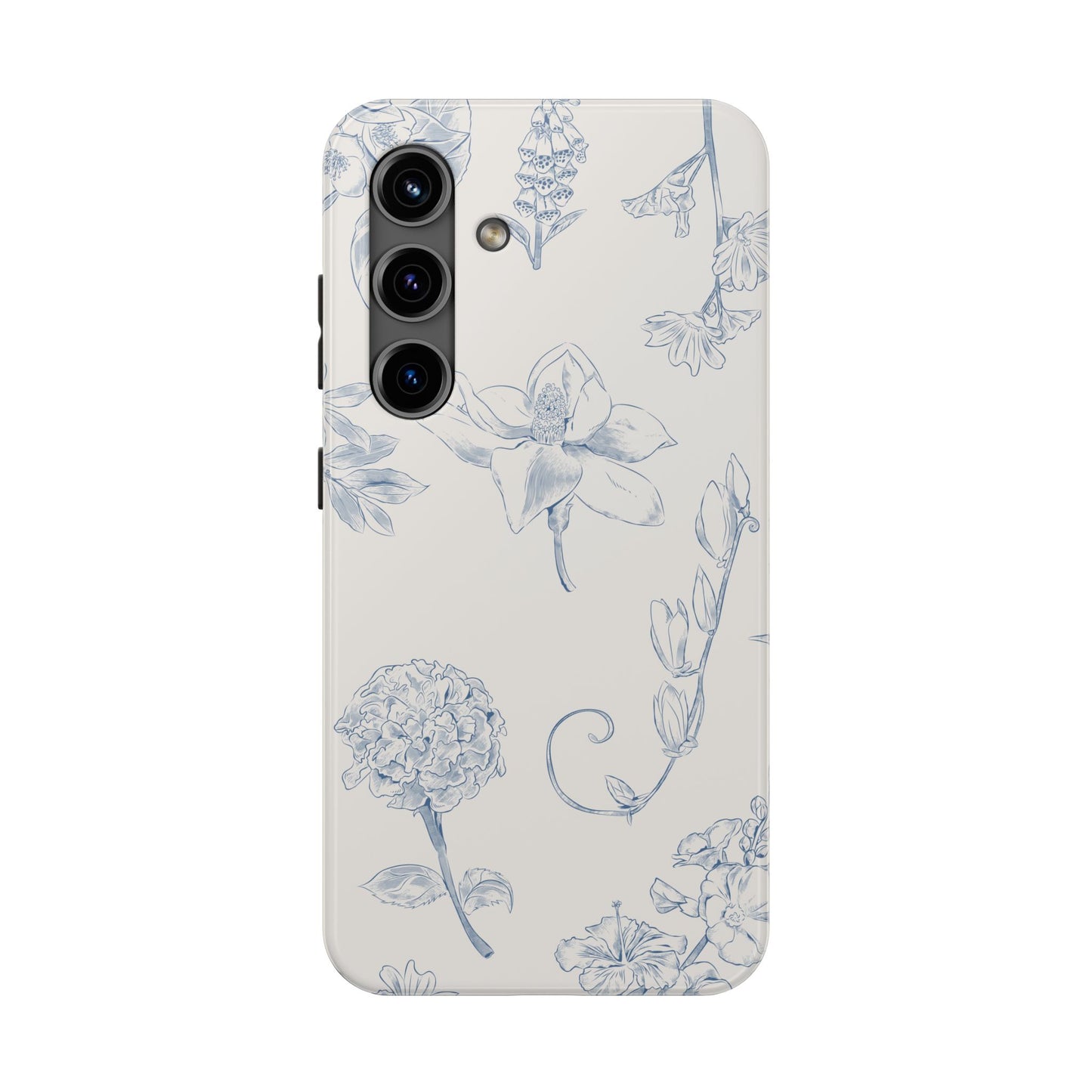 Jasmine Sketch Phone Case – Artistic Design, Slim, Durable & MagSafe Compatible