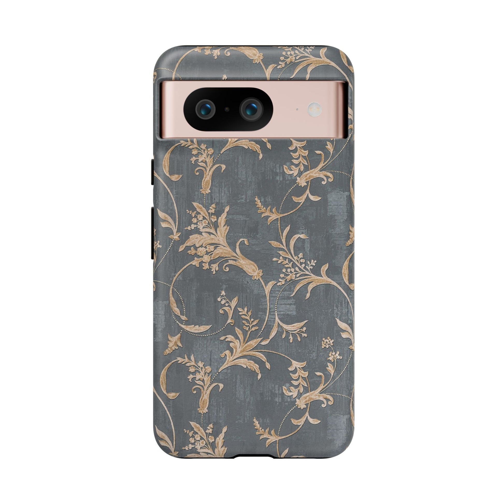 Old-Fashioned Flower Phone Case – Aesthetic Protective Cover for iPhone & Samsung - JGUS