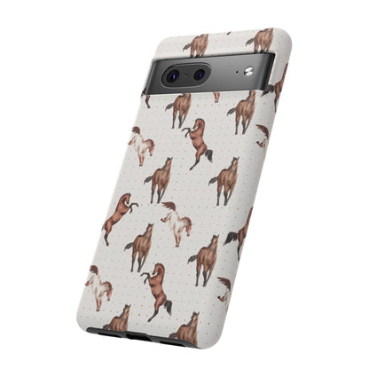 Wild Mustang Horse Pattern Phone Case – Stylish, Protective & Eco-Friendly - JGUS