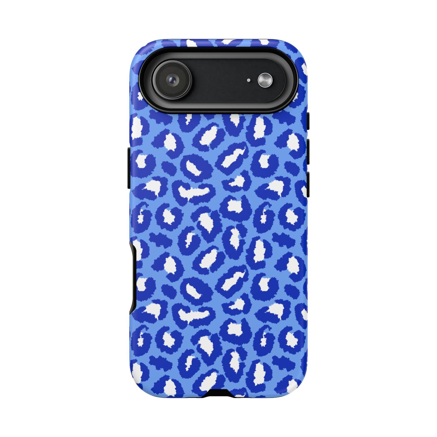 Leopard Vibes - Blue Edition Phone Case for iPhone & Samsung - Stylish & Durable Animal Print Case - JGUS