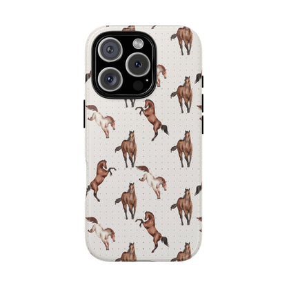 Wild Mustang Horse Pattern Phone Case – Stylish, Protective & Eco-Friendly - JGUS