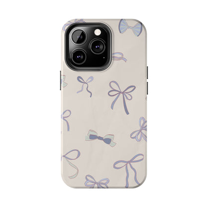 Coquette Pattern Ribbon bow Phone Case iPhone