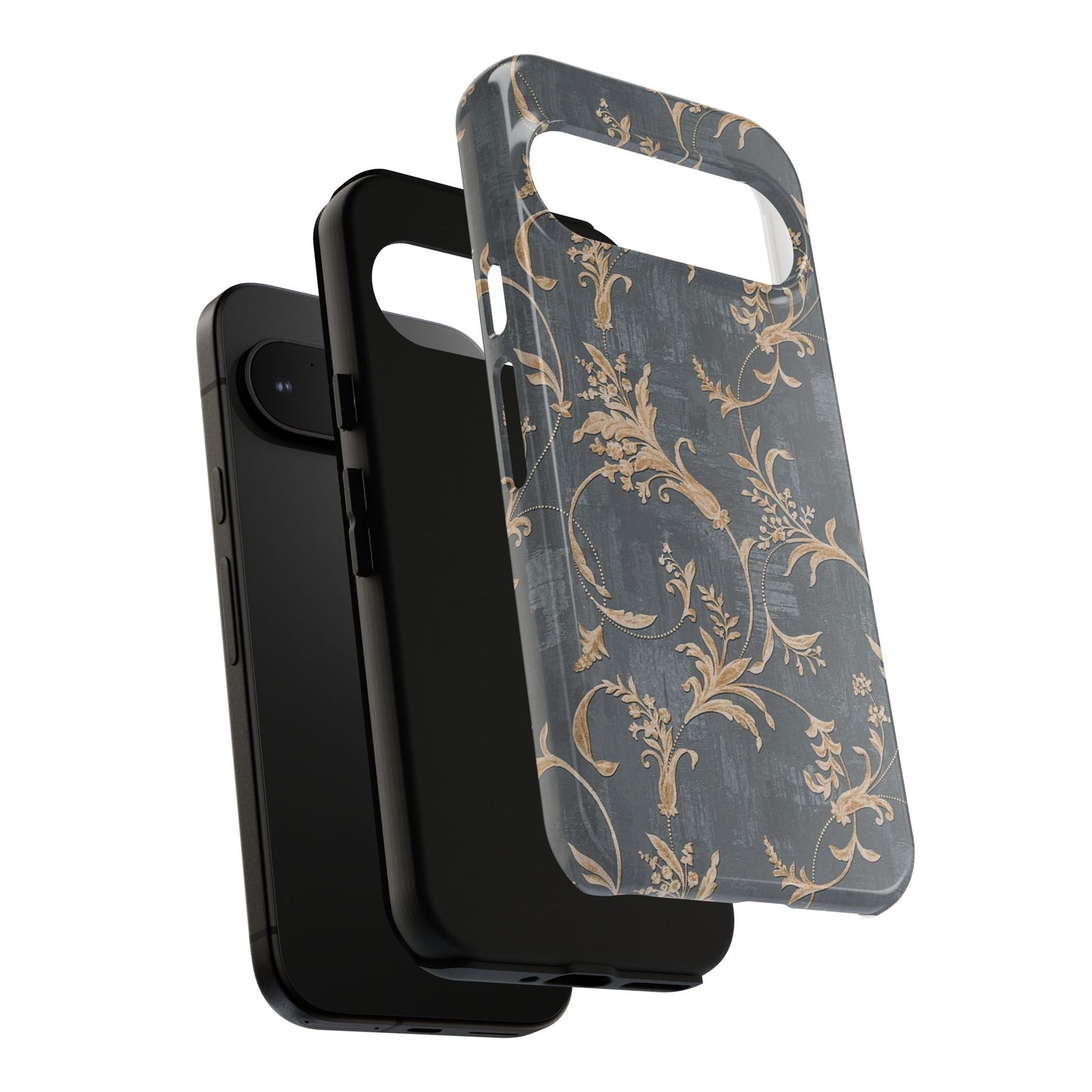 Old-Fashioned Flower Phone Case – Aesthetic Protective Cover for iPhone & Samsung - JGUS
