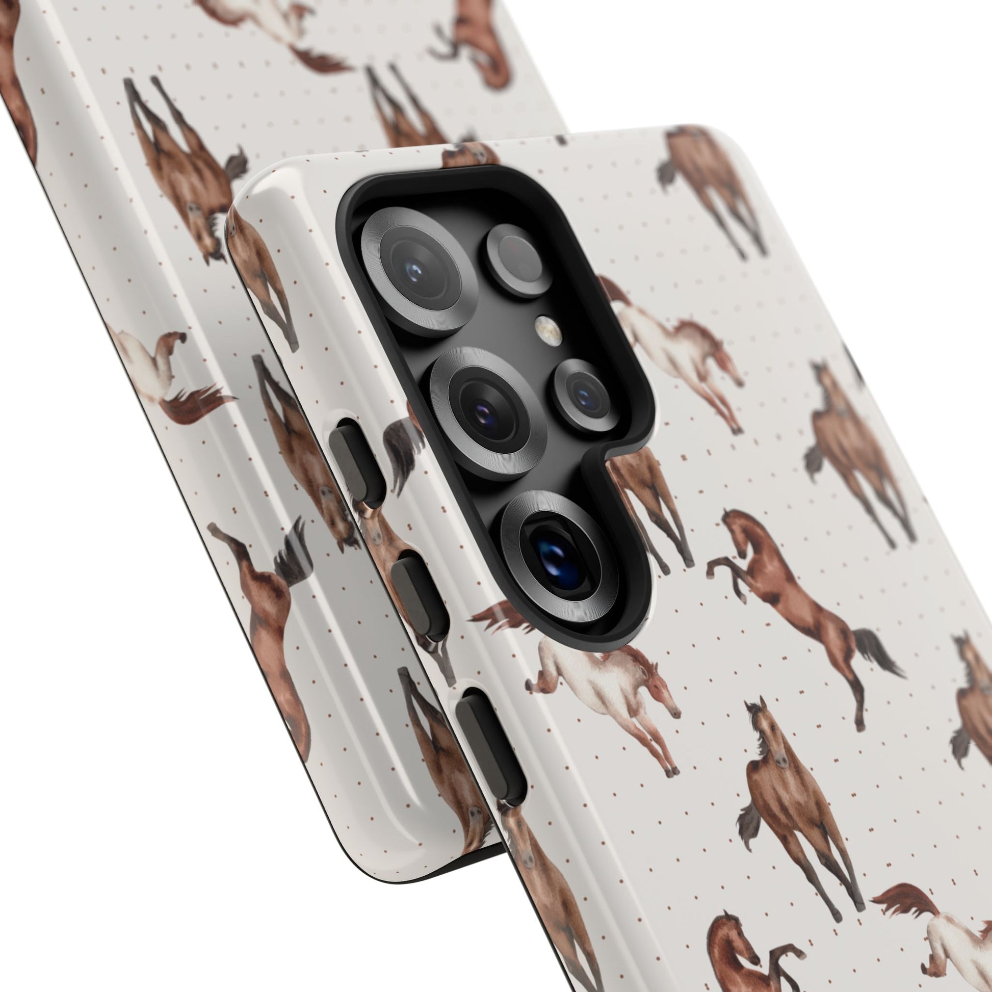 Wild Mustang Horse Pattern Phone Case – Stylish, Protective & Eco-Friendly - JGUS
