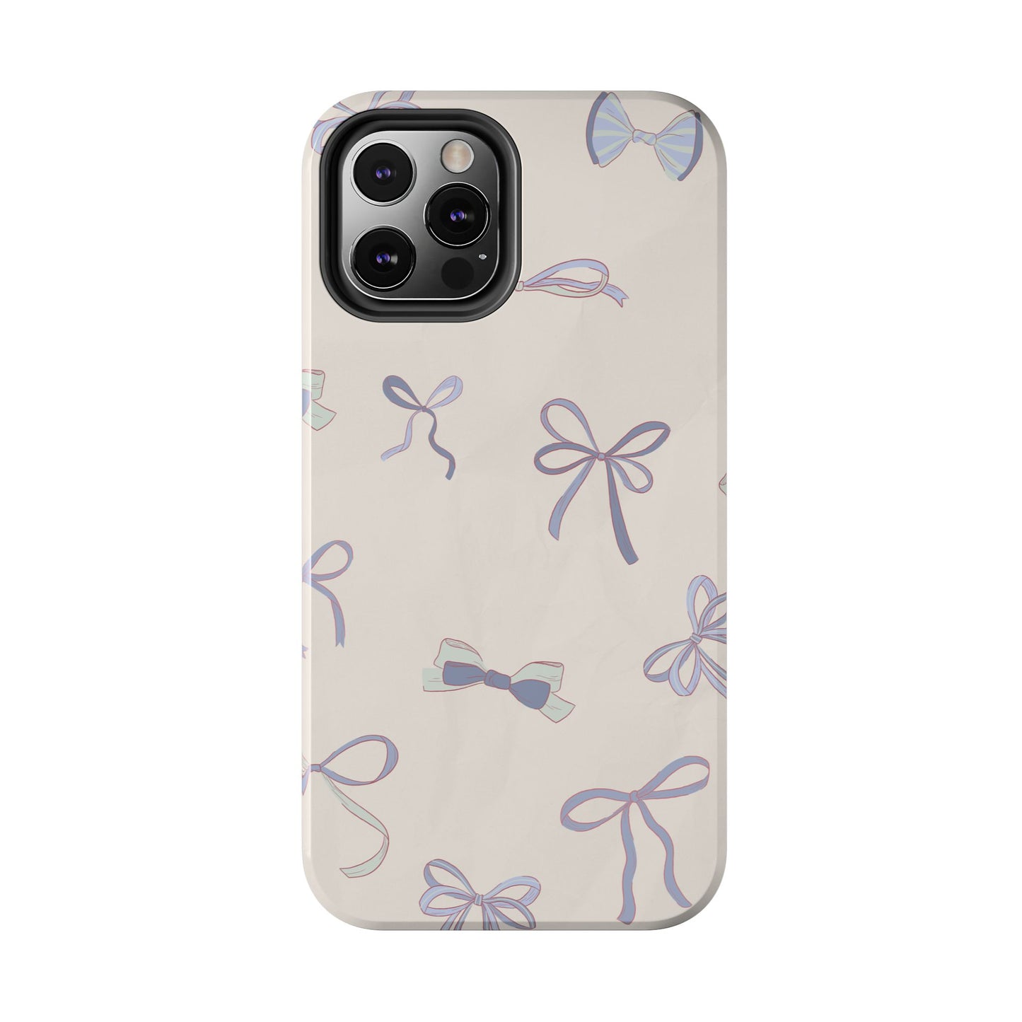 Coquette Pattern Ribbon bow Phone Case iPhone