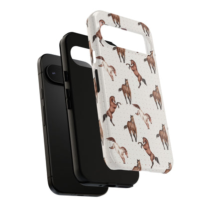 Wild Mustang Horse Pattern Phone Case – Stylish, Protective & Eco-Friendly - JGUS
