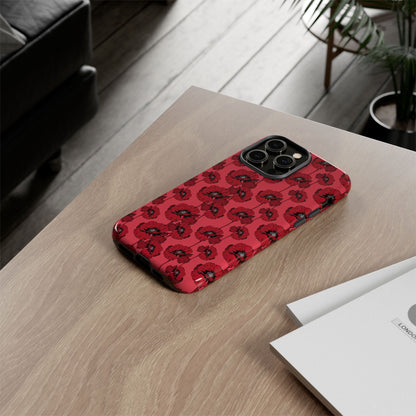 Red Poppy Phone Case for iPhone, Samsung & Google Pixel – Bold Floral Statement Aesthetic - JGUS