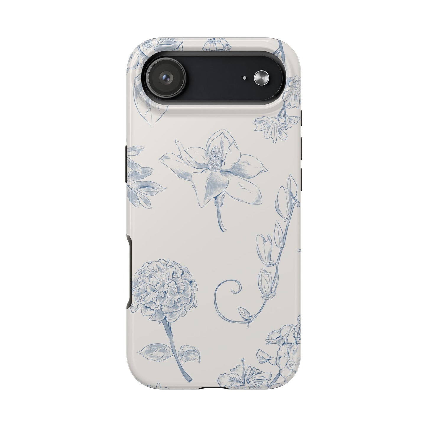 Jasmine Sketch Phone Case – Artistic Design, Slim, Durable & MagSafe Compatible