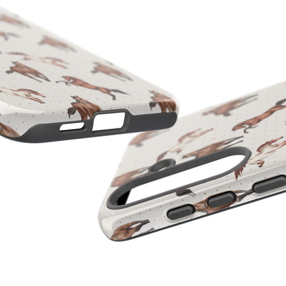Wild Mustang Horse Pattern Phone Case – Stylish, Protective & Eco-Friendly - JGUS