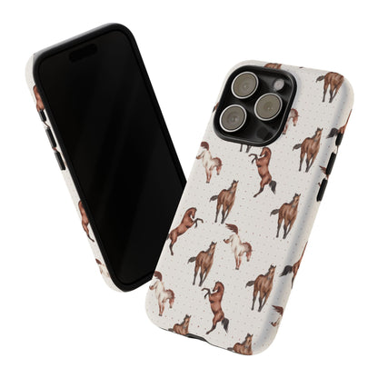 Wild Mustang Horse Pattern Phone Case – Stylish, Protective & Eco-Friendly - JGUS