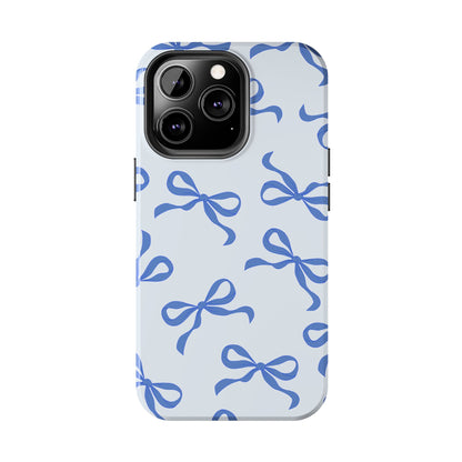 Vintage Blue Bow Phone Case