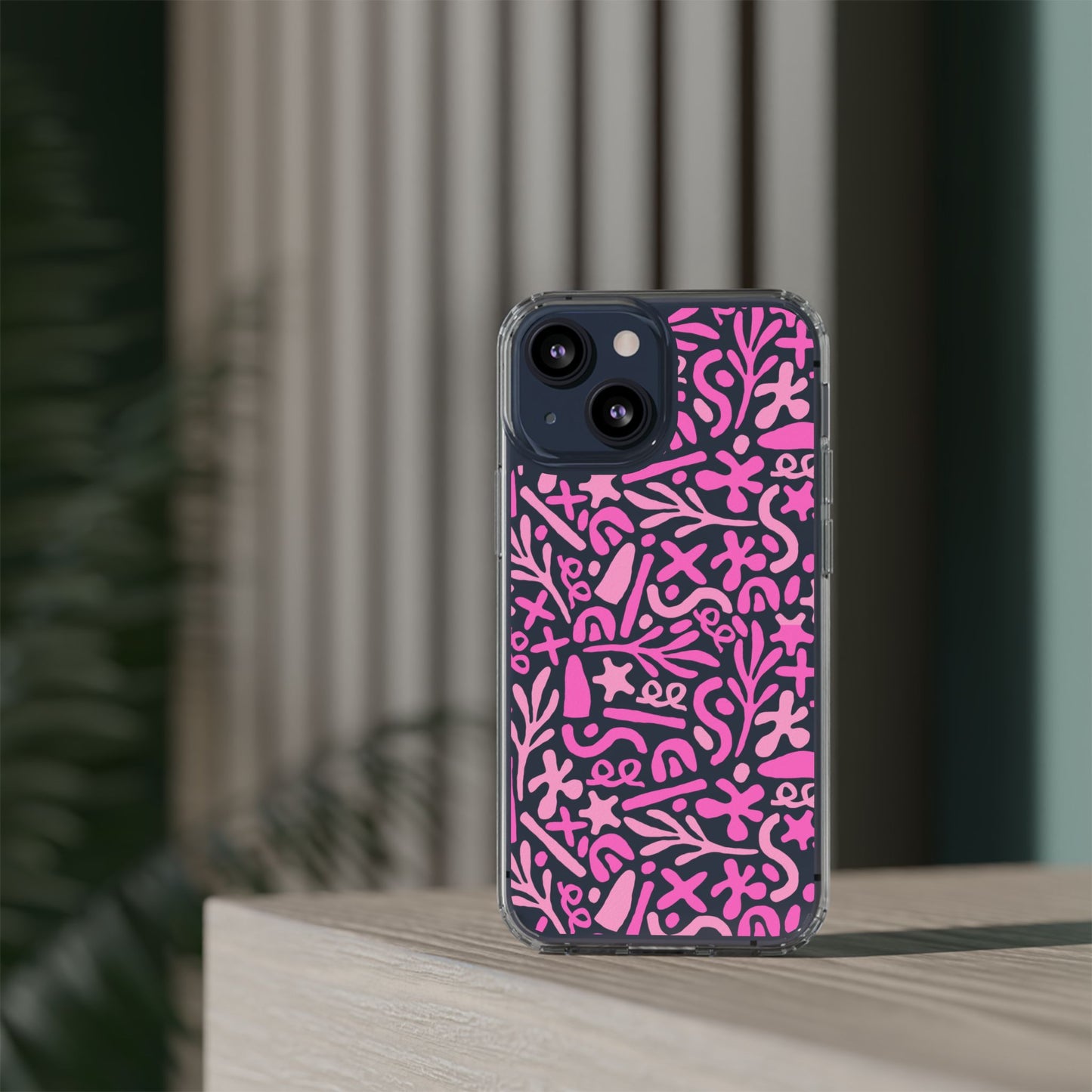 Abstract Vibes Clear Phone Case