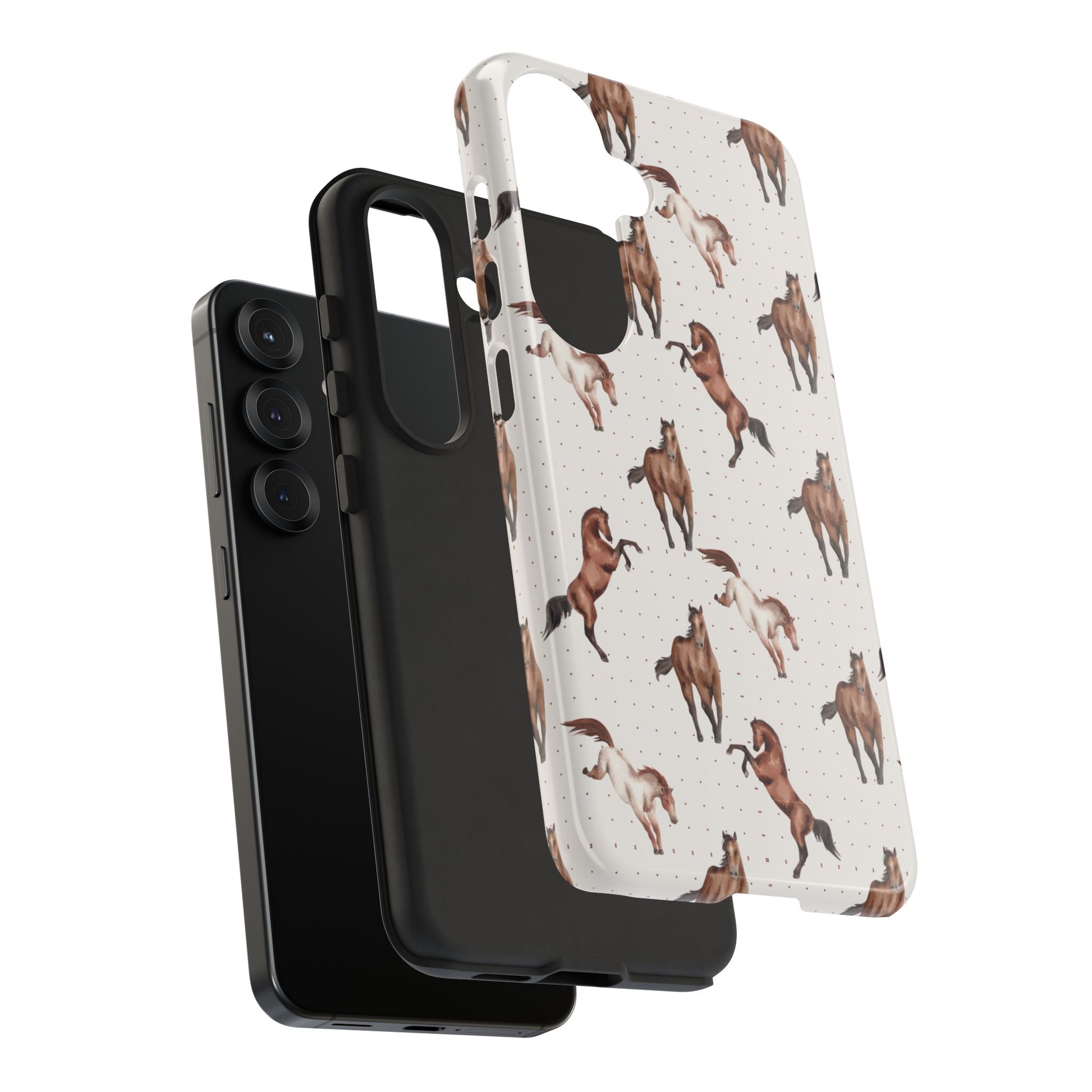 Wild Mustang Horse Pattern Phone Case – Stylish, Protective & Eco-Friendly - JGUS