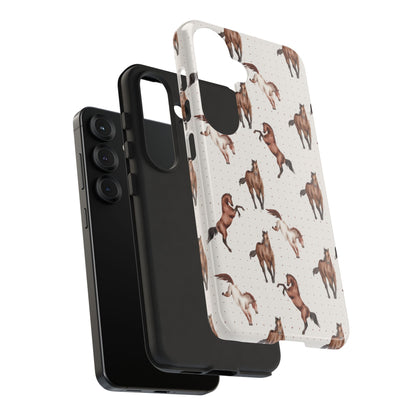 Wild Mustang Horse Pattern Phone Case – Stylish, Protective & Eco-Friendly - JGUS