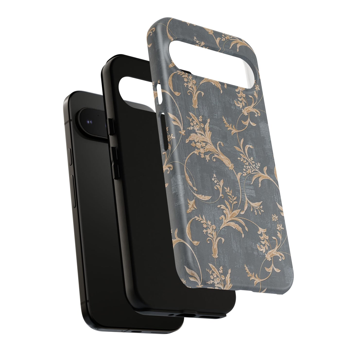 Old-Fashioned Flower Phone Case – Aesthetic Protective Cover for iPhone & Samsung - JGUS