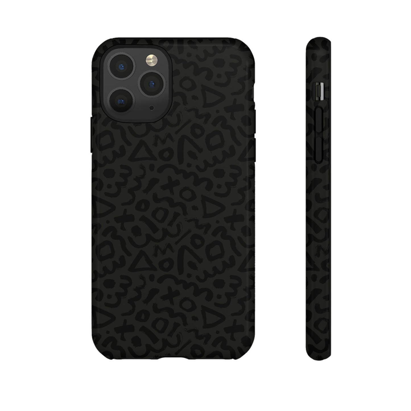 Retro Geometric Vibes Phone Case – 80s 90s Vintage Abstract Pattern for iPhone & Samsung - JGUS