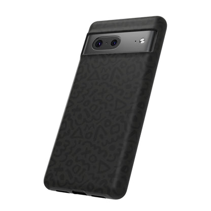 Retro Geometric Vibes Phone Case – 80s 90s Vintage Abstract Pattern for iPhone & Samsung - JGUS
