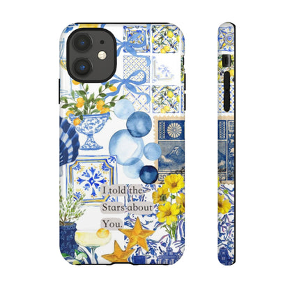 Lemon summertime collage Phone Case