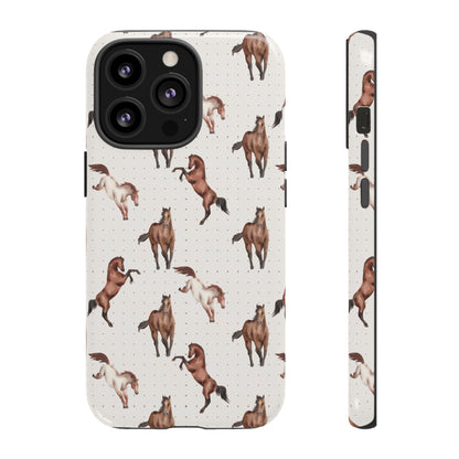 Wild Mustang Horse Pattern Phone Case – Stylish, Protective & Eco-Friendly - JGUS