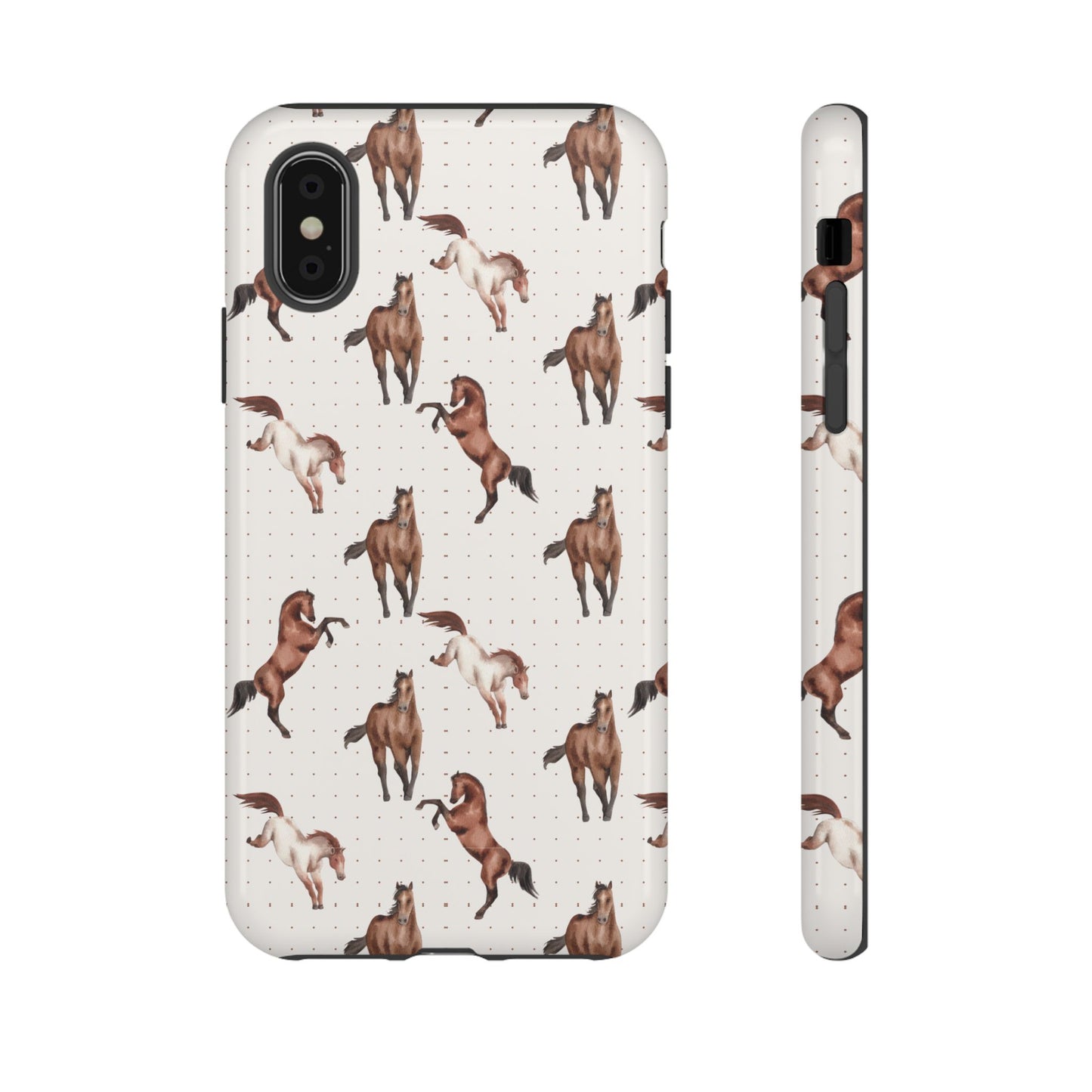 Wild Mustang Horse Pattern Phone Case – Stylish, Protective & Eco-Friendly - JGUS