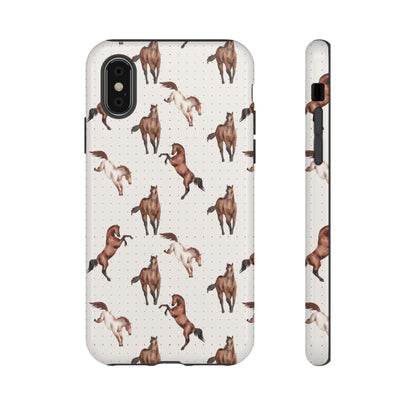 Wild Mustang Horse Pattern Phone Case – Stylish, Protective & Eco-Friendly - JGUS