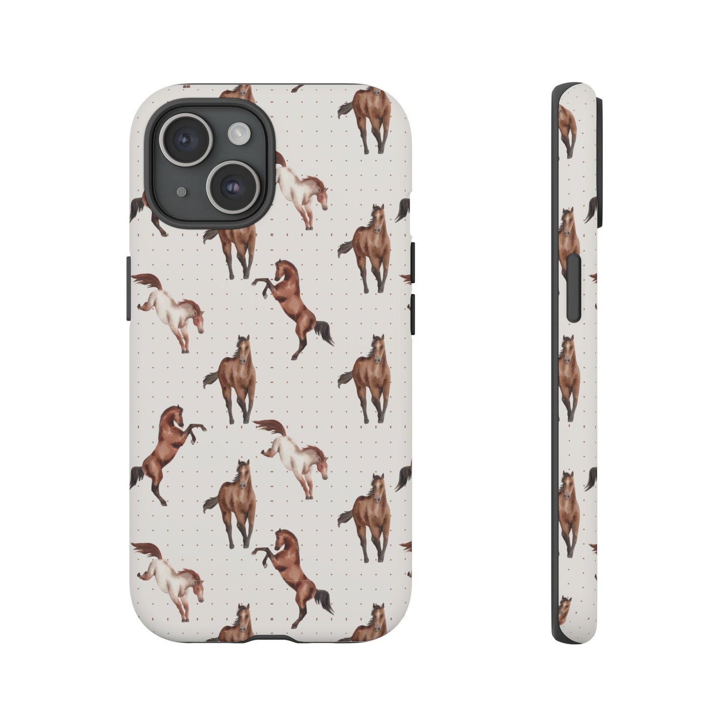 Wild Mustang Horse Pattern Phone Case – Stylish, Protective & Eco-Friendly - JGUS