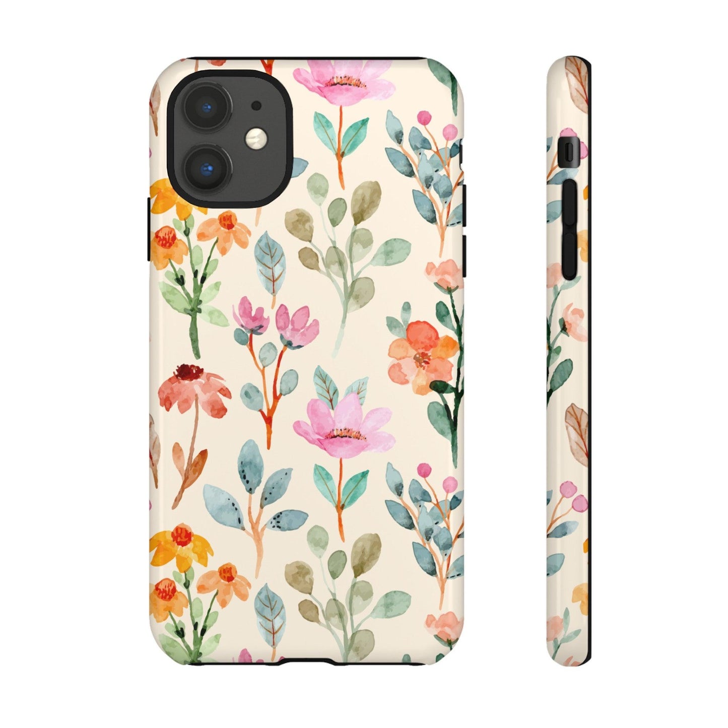 Petal Splash Watercolor Symphony Phone Case