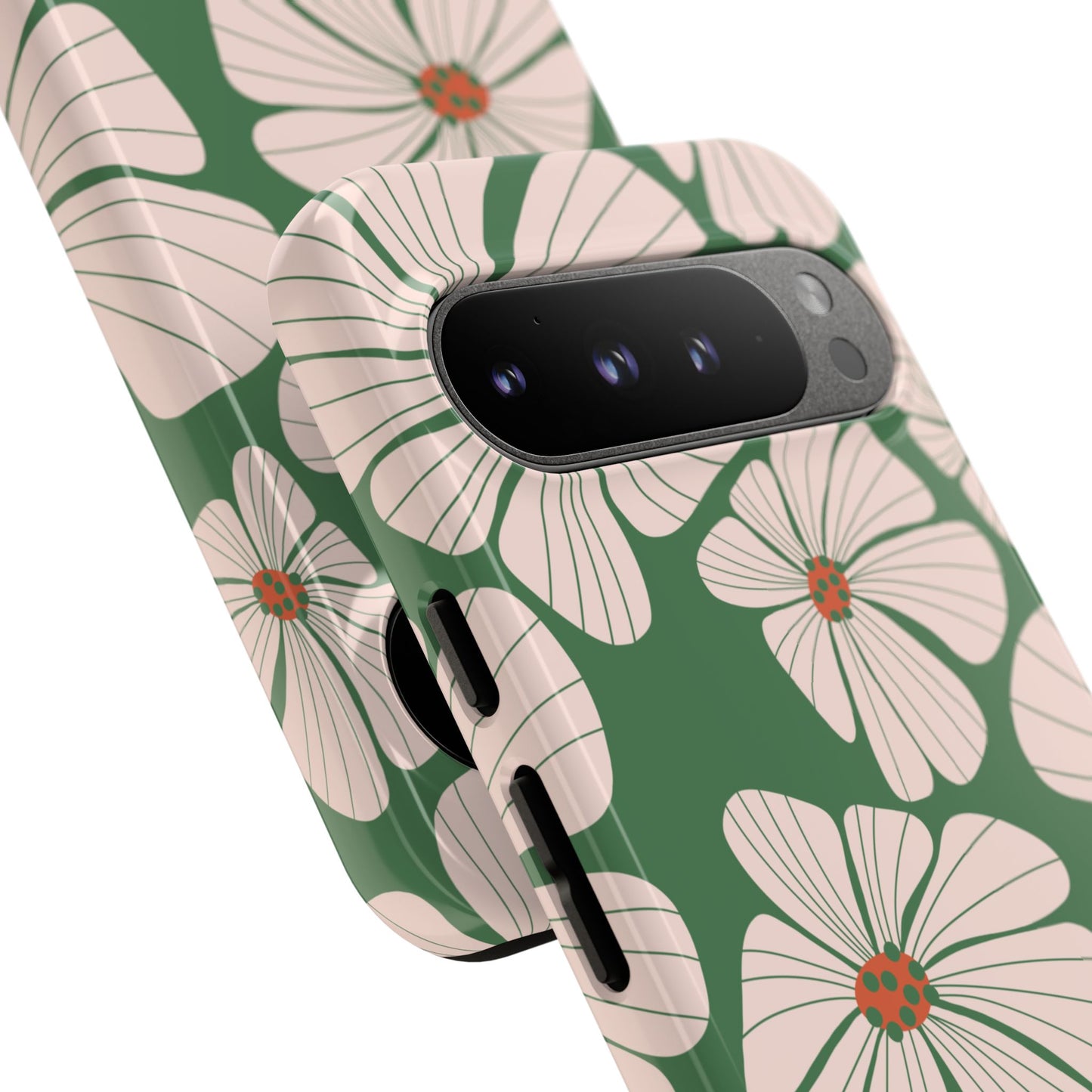 Retro Floral Abstract Phone Case – Vintage 70s & 80s Aesthetic for iPhone & Samsung - JGUS