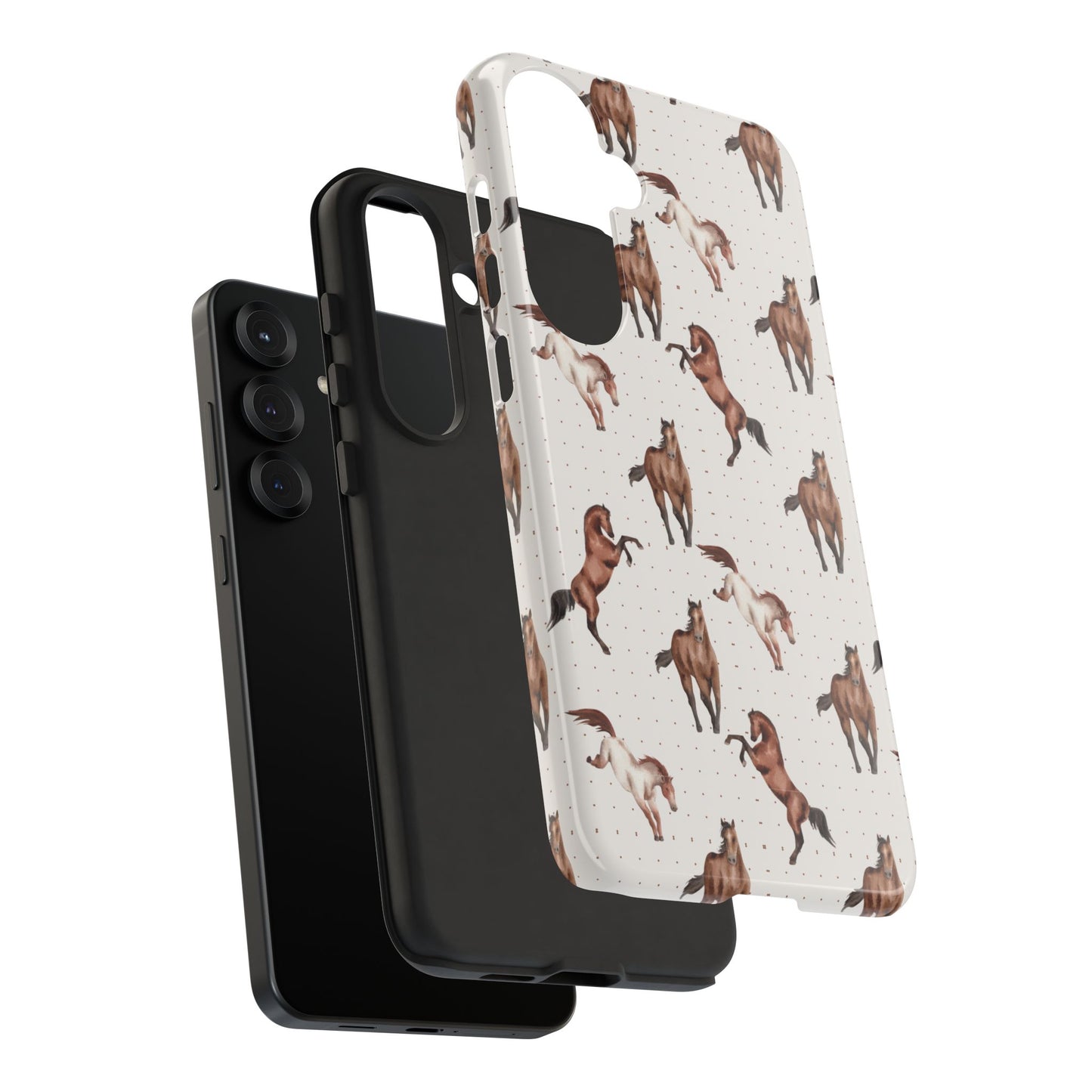 Wild Mustang Horse Pattern Phone Case – Stylish, Protective & Eco-Friendly - JGUS