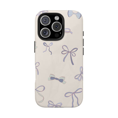 Coquette Pattern Ribbon bow Phone Case iPhone