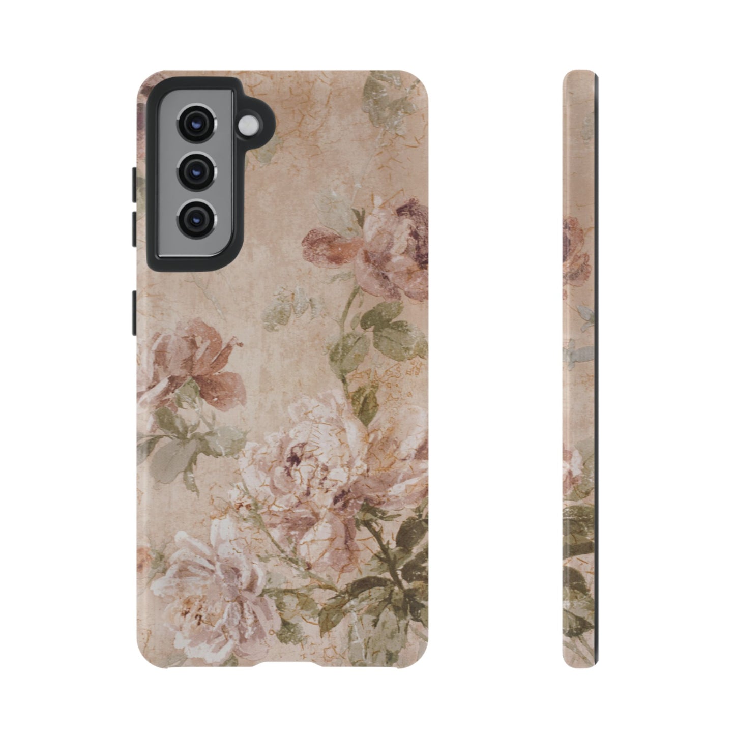 Victorian Floral Phone Case – Vintage Flower Design for iPhone & Samsung