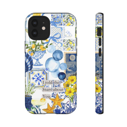 Lemon summertime collage Phone Case