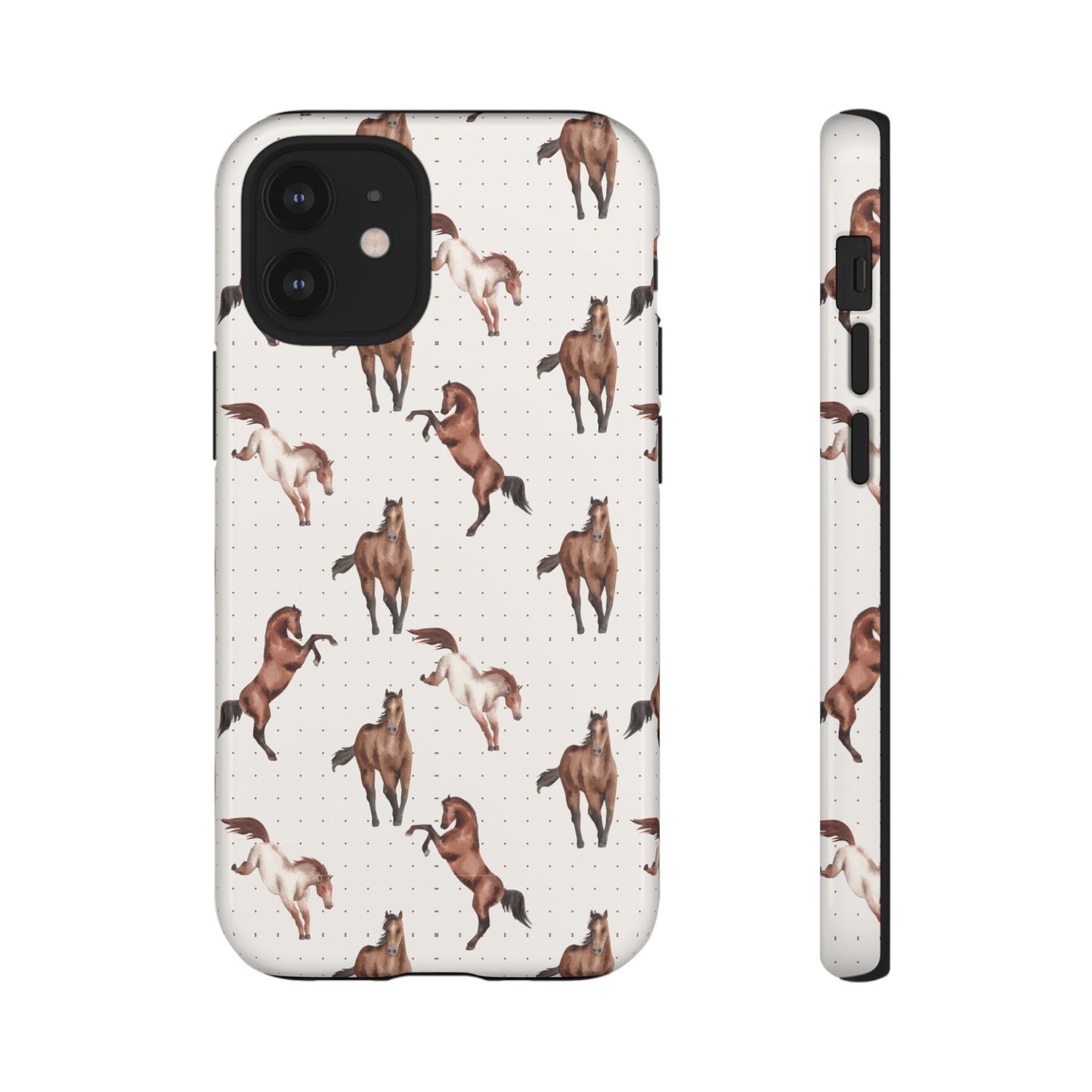 Wild Mustang Horse Pattern Phone Case – Stylish, Protective & Eco-Friendly - JGUS