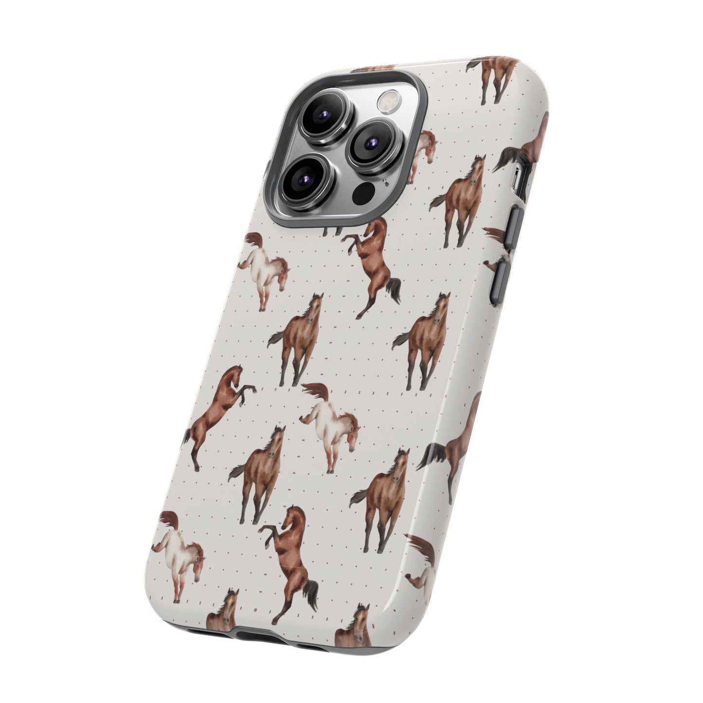 Wild Mustang Horse Pattern Phone Case – Stylish, Protective & Eco-Friendly - JGUS