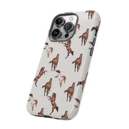 Wild Mustang Horse Pattern Phone Case – Stylish, Protective & Eco-Friendly - JGUS