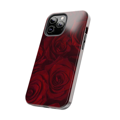 Velvet Rose - Burgundy Floral Phone Case