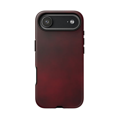 Vintage Burgundy Cherry Phone Case – Elegant Floral Design for iPhone 17 & Samsung Galaxy | Tough Protective Cover - JGUS