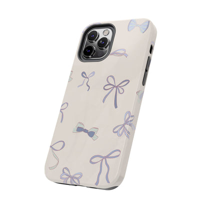 Coquette Pattern Ribbon bow Phone Case iPhone