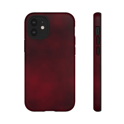 Vintage Burgundy Cherry Phone Case – Elegant Floral Design for iPhone 17 & Samsung Galaxy | Tough Protective Cover - JGUS