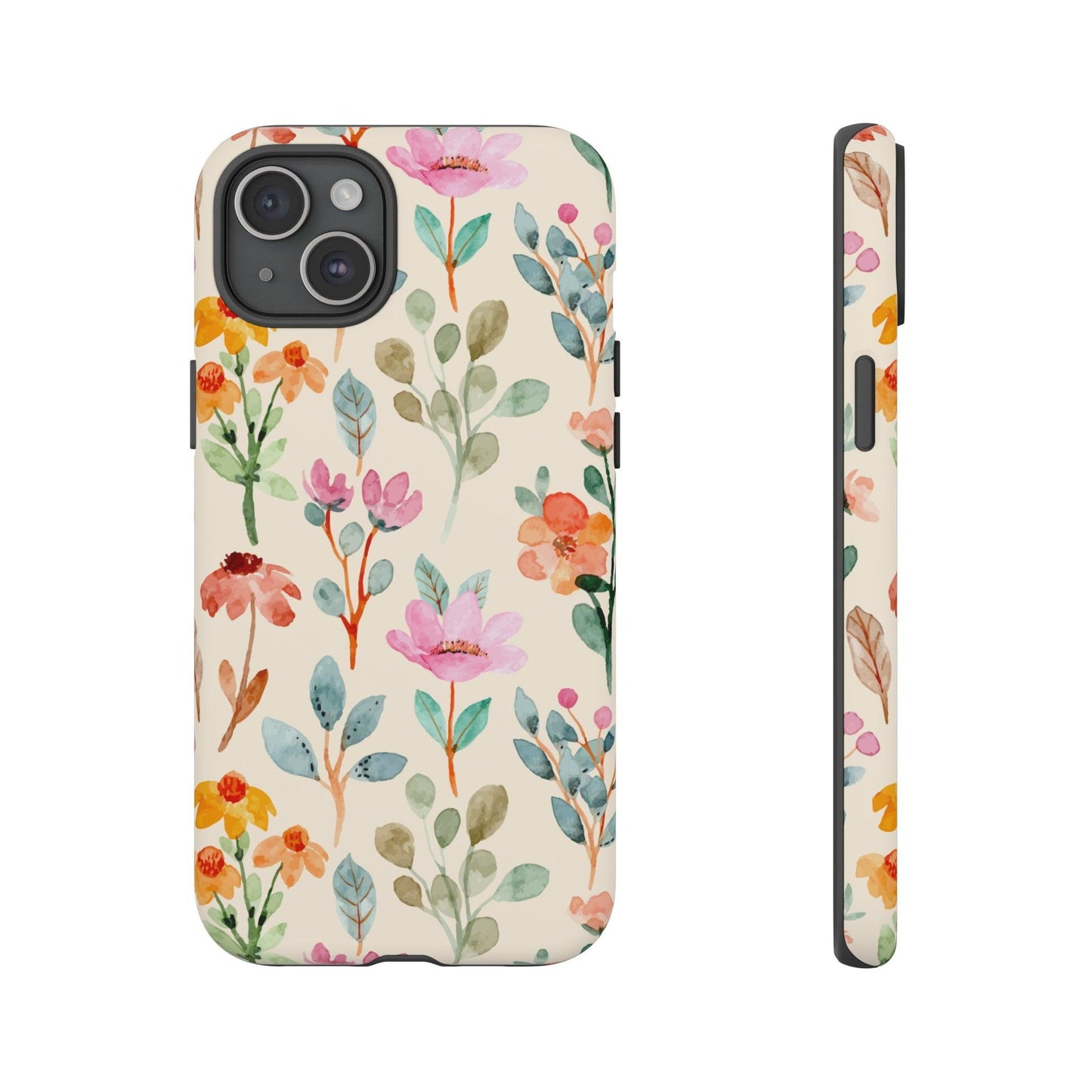 Petal Splash Watercolor Symphony Phone Case