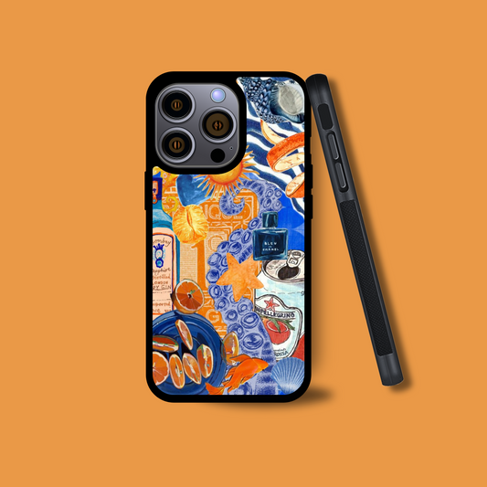 Sunset Splash Collage Case