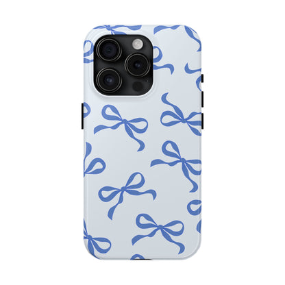 Vintage Blue Bow Phone Case