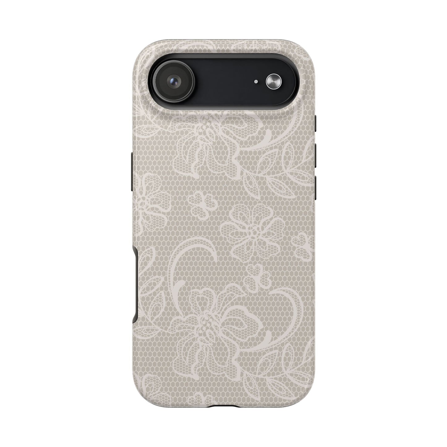 Vintage Floral Lace Phone Case – Aesthetic Protective Cover for iPhone & Samsung